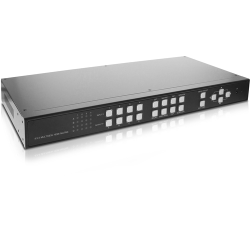 InLine 4x4 Multi-View HDMI Matrix Switch