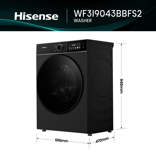 Hisense WF3I9043BBFS2 washing machine Front-load – image 6