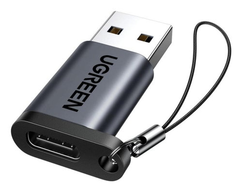 Adaptador USB 31 Tipo C a USB-A 30 Carga y Sincronización de Datos Admite Corriente de 3A Transferencia de hasta 5 Gbps Amplia Compatibilidad Chip VL160 Caja de Aluminio Color Negro 35000 - 35000