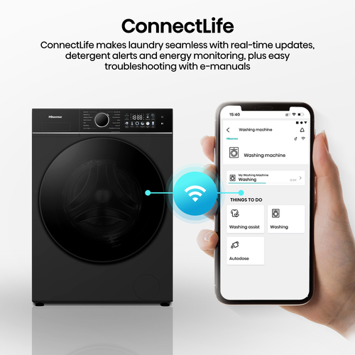 Hisense WF3I9043BBFS2 washing machine Front-load – image 9