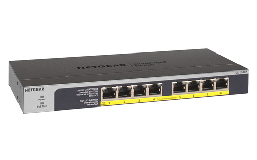 NETGEAR 8-Port PoE/PoE+ Gigabit Ethernet