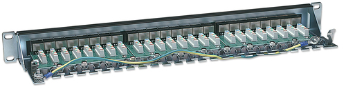 Intellinet Patchpanel 1HE 24-Port Cat6 FTP zw, afbeelding 5