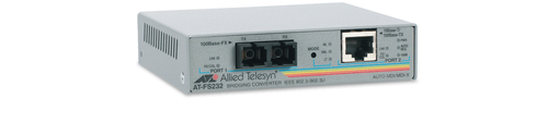 Allied Telesis FS232 network media converter 100 Mbit/s Multi-mode Grey