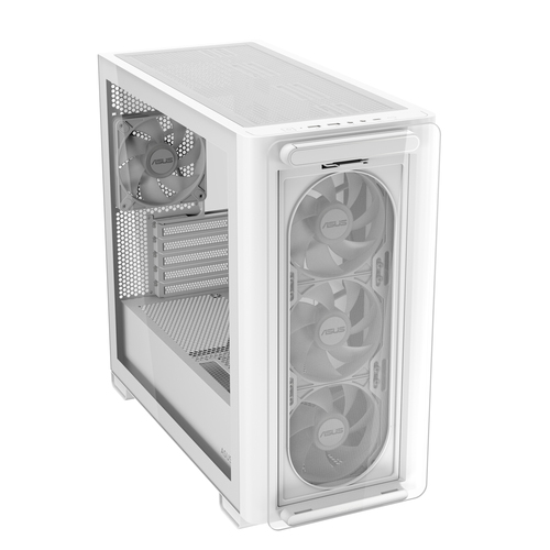 Asus A23 Plus MicroATX Argb Gaming Case - White - 90DC00K3-B19010 - image 8