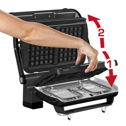 Tefal GC716D OptiGrill+ Contact grill Zwart, afbeelding 4