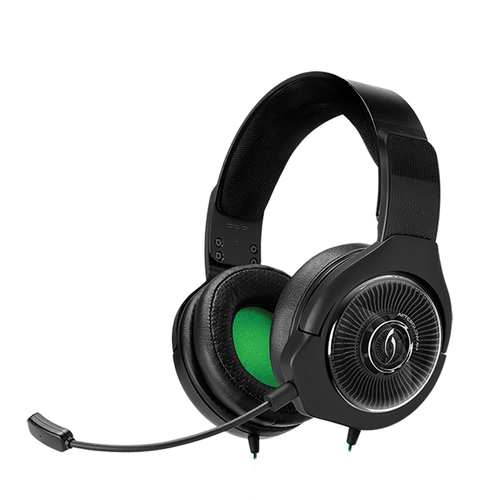 PDP Afterglow AG6 Xbox One Laisvų rankų įranga Vielinis Šalmas Žaidimams Juoda, Žalia