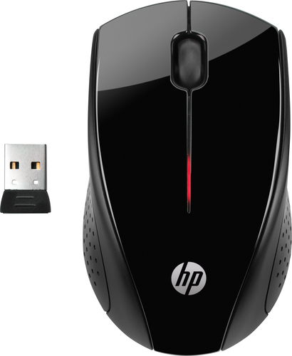 HP X3000 Wireless mouse Ambidextrous RF Wireless Optical 1200 DPI