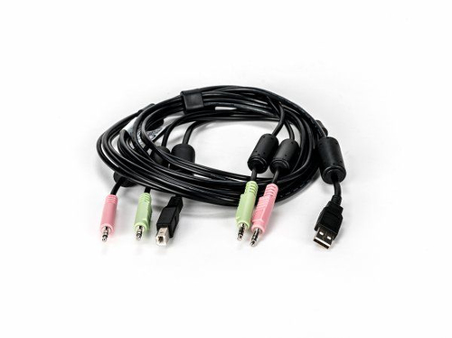 6FT CABLE ASSY 1-USB/2-AUDIO