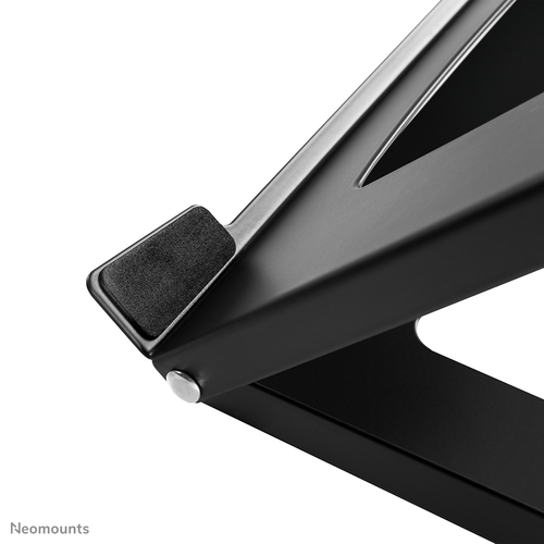 Neomounts by Newstar foldable laptop stand. Product type: Notebook stand, Product colour: Black, Minimum notebook screen s