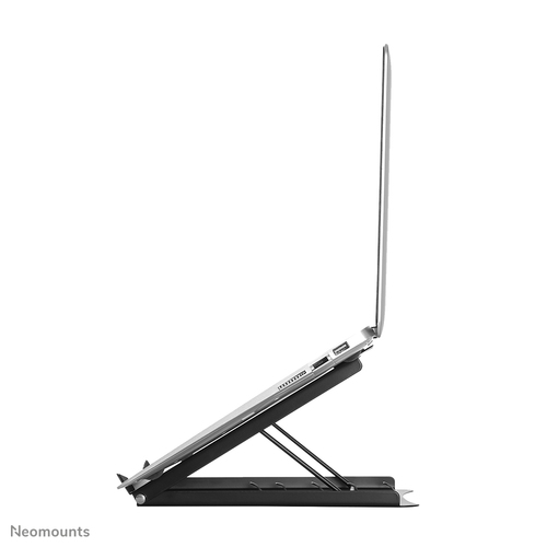 Neomounts by Newstar foldable laptop stand. Product type: Notebook stand, Product colour: Black, Minimum notebook screen s