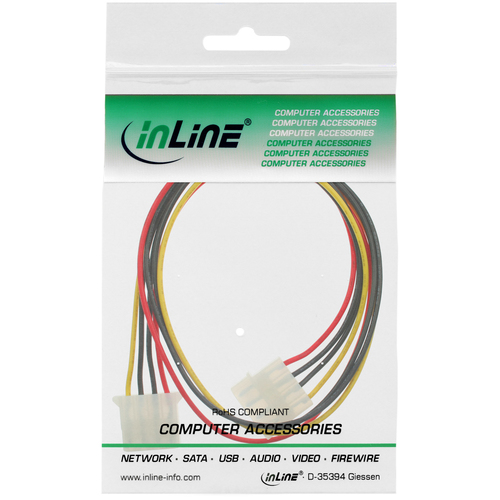 InLine 29650 0.3m Multi kleuren electriciteitssnoer, afbeelding 2