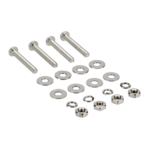 InLine 33371B Fan bouten M3x20mm 4 stuks, 8 revetten, 4 veerringen, 4 moeren