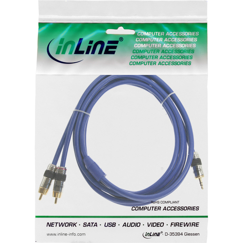 InLine 3m RCA/3.5mm Premium, afbeelding 2