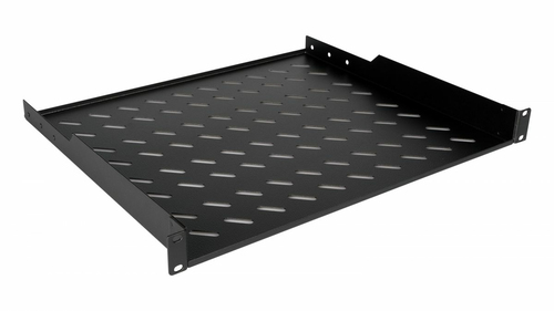 Equip legplanken fest 19" voor Serverschränke, 1U 60cm zwart, afbeelding 2