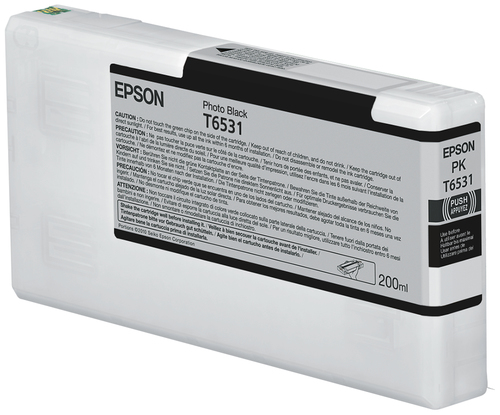 Epson T6531 Black Ink Cartridge 200ml - C13T653100