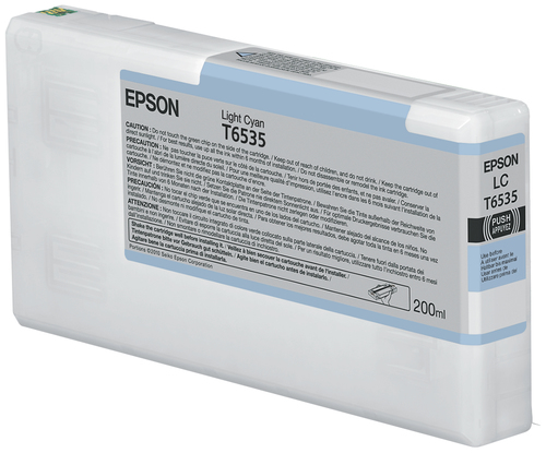 Epson T6535 Light Cyan Ink Cartridge 200ml - C13T653500