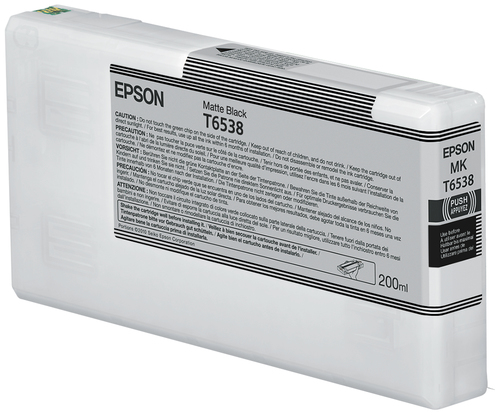 Epson T6538 Matte Black Ink Cartridge 200ml - C13T653800