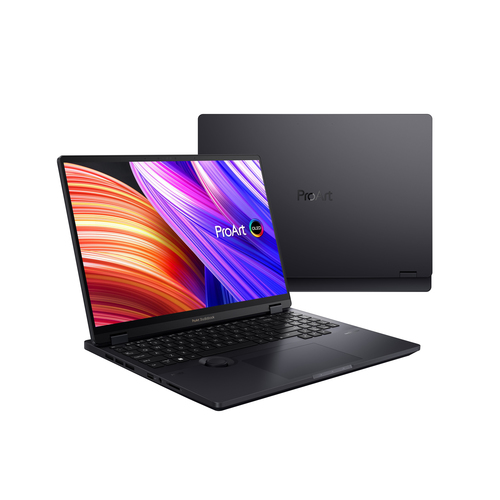 ASUS ProArt StudioBook 16 OLED H7604JI-MY006X Intel® Core™ i9 i9-13980HX Ноутбук 40,6 cm (16") Сенсорный экран 3.2K 64 GB DDR5-SDRAM 2 TB Твердотельный накопитель (SSD) NVIDIA GeForce RTX 4070 Wi-Fi 6E (802.11ax) Windows 11 Pro Черный