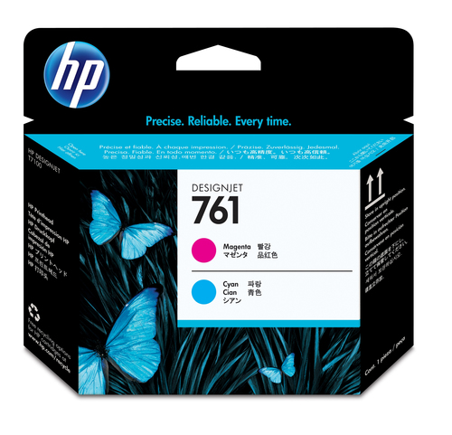 CABEZAL HP LF 761 CYAN/MAGENTA T7100 400ML CH646A - CH646A