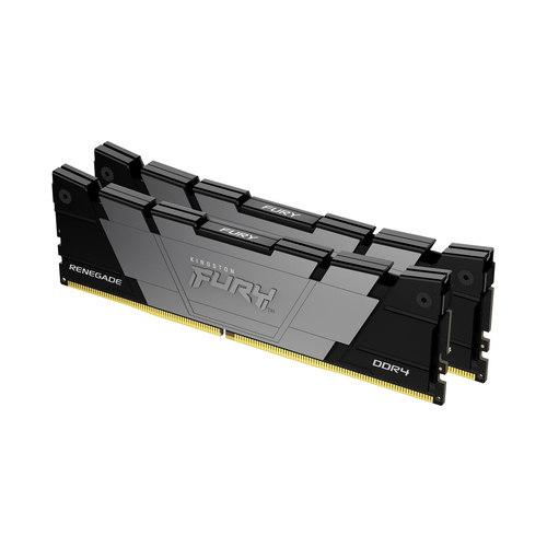 Kingston Fury Renegade 32GB Kit (2 x 16GB), DDR4, 3600MHz, CL16, Xmp, Dimm Memory, Black/Grey - KF436C16RB12K2/32 - image 1