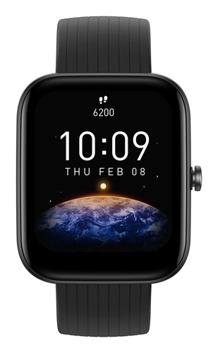 Amazfit Bip 3 4,29 cm (1.69") TFT 44 mm Цифровой 240 x 280 пикселей Сенсорный экран Черный