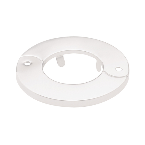 DECORATIVE RING FOR COLUMNS - WHITE - RING IS HINGED TO OPEN FOR EASY INSTALLATI