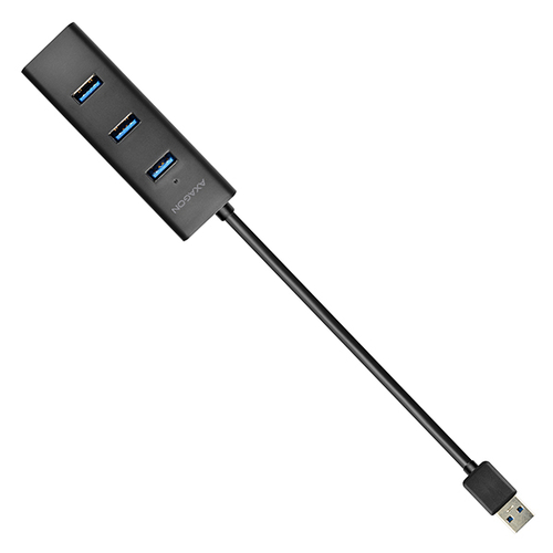 AXAGON USB-A 30 Hub mit Micro USB Stromanschluss USB-Hubs - USB 32 - 4 - Schwarz – Foto 11 von 11