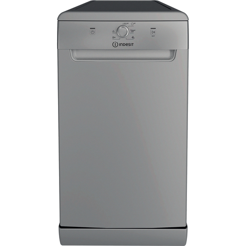 Indesit IN2FE10CS90SUK Slimline Dishwasher - Silver - E Rated, Silver - image 1