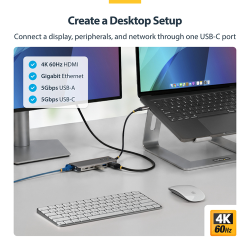 StarTech.com USB-C to HDMI Multiport Adapter with – image 4