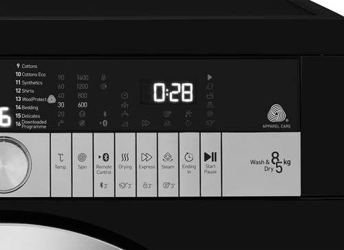 Grundig GWD38400CB washer dryer Freestanding Front-load Black – image 9