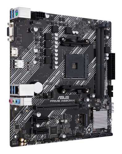 Asus Prime A520M-K DDR4 Micro-Atx Socket AM4 Motherboard - image 3