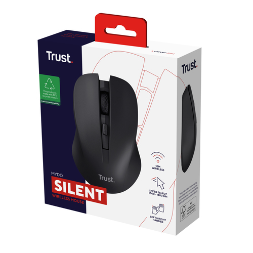 Trust Mydo Wireless Silent Optical Mouse Black 25084 - image 5