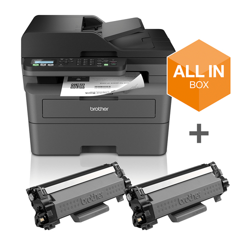 Brother Mfc-L2800DW A4 Laser Printer 1200x1200 dpi - Fast Mono Printing, Scanner, Fax - image 1