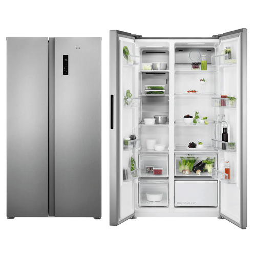 AEG Frigorífico americano de instalación Serie 8000 Inox de 177 cm RXB659E6NU