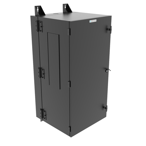 Vertiv GL48N12-24-B-AC00 rack cabinet 26U Wall mounted rack Black