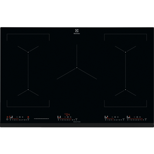 Electrolux EIV8457 Черный Встроенный 80 cm Плита с зонами индукции 5 зона(ы)