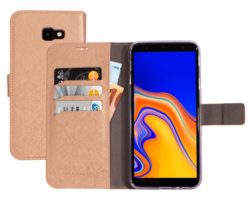 Mobiparts Saffiano Wallet Case Samsung Galaxy J4 Plus (2018) Copper