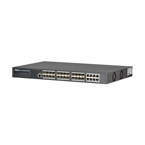 Dahua Technology PFS5924-24X network switch Managed L2+ Gigabit Ethernet (10/100/1000) 1U Black