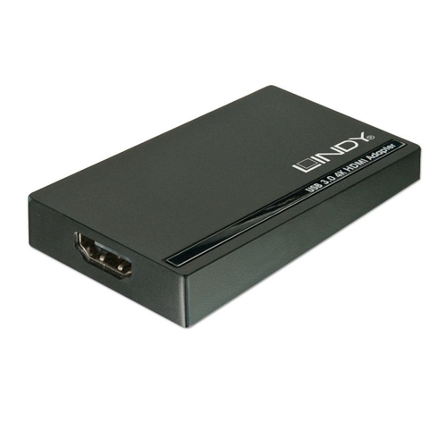 Lindy 43175 USB graphics adapter Black