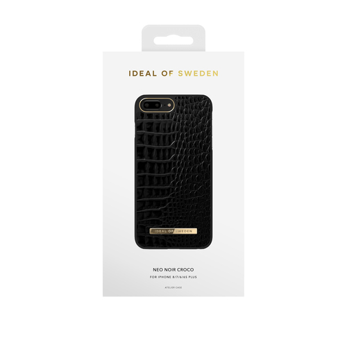 iDeal of Sweden Atelier Case iPhone 8/7/6/6S P Neo Noir Croco – image 1