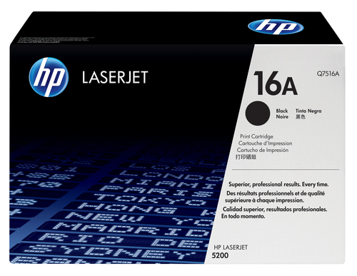 Q7516A TONER HP 5200 NEGRO Q7516A