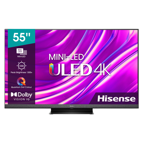 Hisense 55U82HQ TV 139.7 cm (55") 4K Ultra HD Smart TV Wi-Fi Black, Grey 500 cd/m²