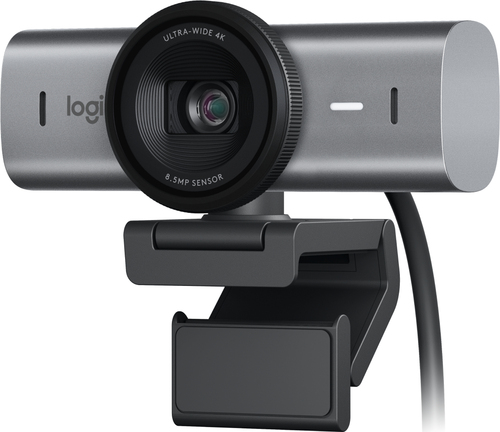 960-001548 WEBCAM LOGITECH MX BRIO UHD 4K 2160P 30 FPS ZOOM 4X AUTO ENFOQUE IA TAPA DE PRIVACIDAD INTEGRADA USB-C 960-001548