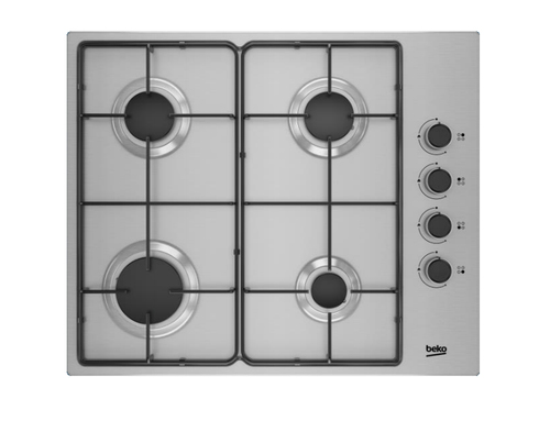 Beko HIGG 64103 SX варочная поверхность Нержавеющая сталь Встроенный 60 cm Газовый 4 зона(ы)