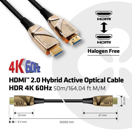 Club 3D CAC-1391 - HDMI-kabel, afbeelding 3