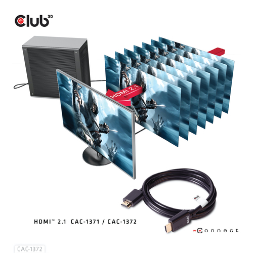 Club 3D Ultra High Speed HDMI 2.1 gecertificeerde kabel male-male, afbeelding 9