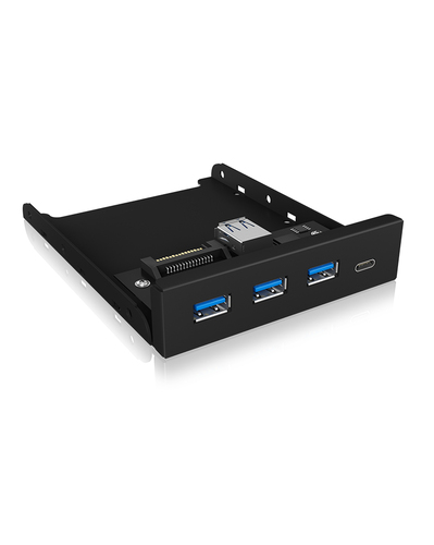 ICY BOX IB-HUB1418-i3 USB-Hubs - 4 - Schwarz – Foto 7 von 7