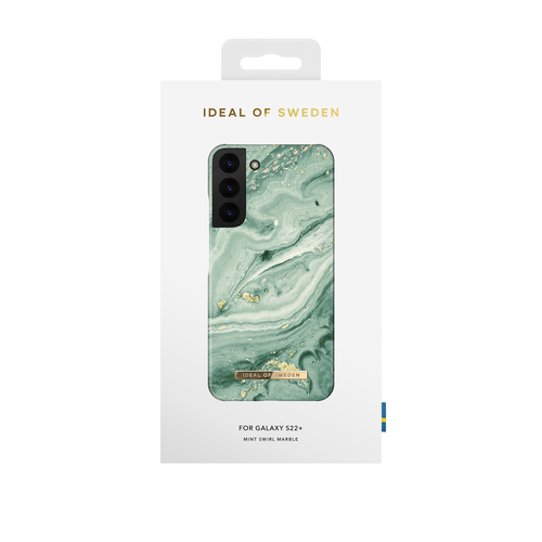 iDeal of Sweden Printed Case Galaxy S22P Mint Swirl Marble – image 1