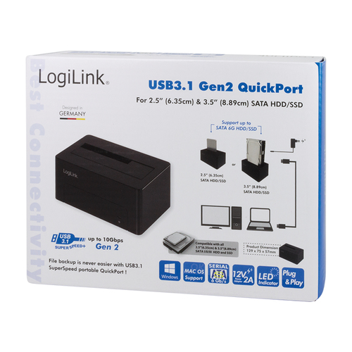LogiLink QP0027 basisstation voor opslagstations, afbeelding 2