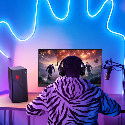 Acer NITRO 20 Gaming Desktop + KG242YW3 – image 8
